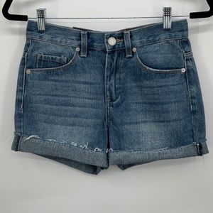 NWT BlankNYC The Barrow Vintage High Rise Jean Shorts Size 25